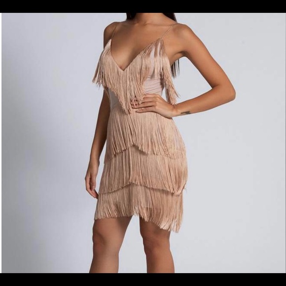 Meshki Sofia Fringe Dress - Picture 1 of 6